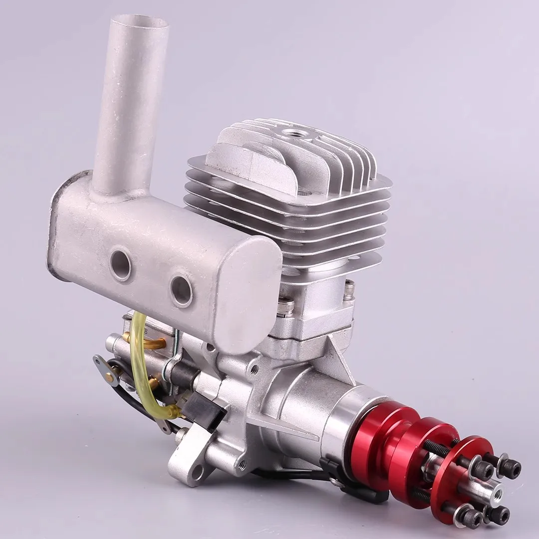 RCGF 32cc BM Single Cylinder Petrol/Gasoline Engine with Side Exhaust Pipe 32CCBM Engine for RC Airplane