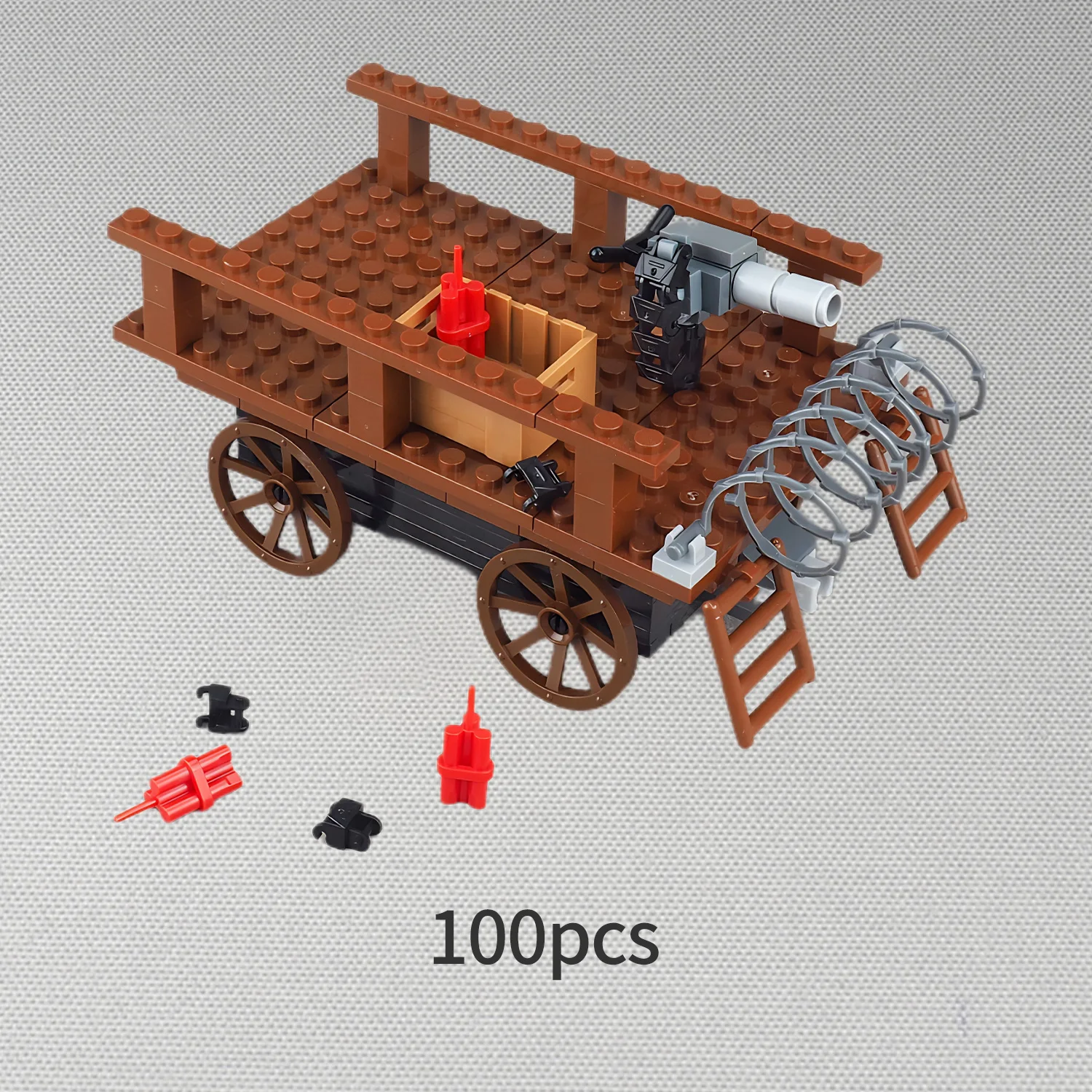 

Novelty decoration, education and learning, building block cars, equipment, bombing, broken Roman city, track, model equipment