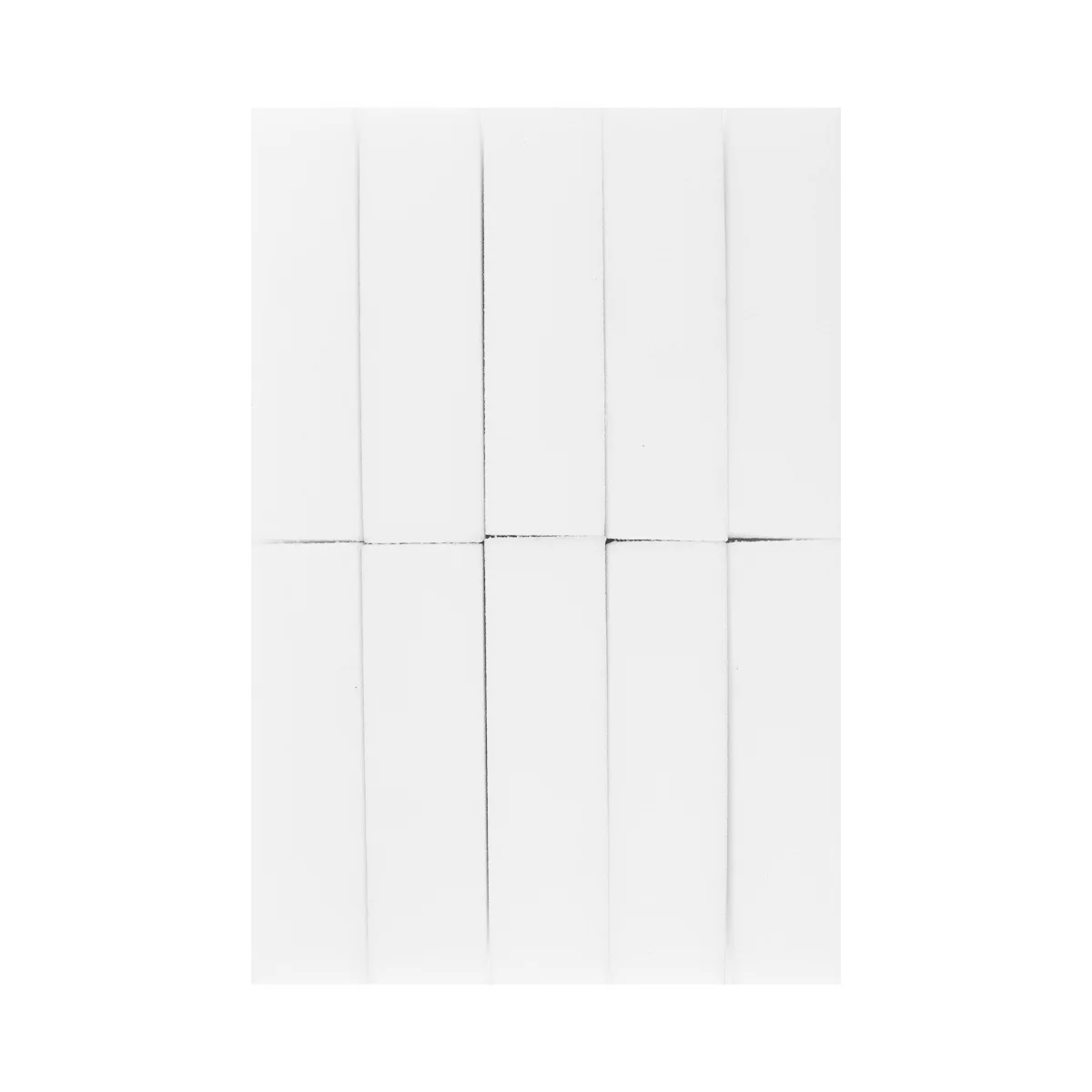 10 pezzi di lime per unghie, blocco di macinazione su quattro lati con bordi lisci per uso domestico in salone, strumenti per lucidare le unghie, strumenti per manicure da donna