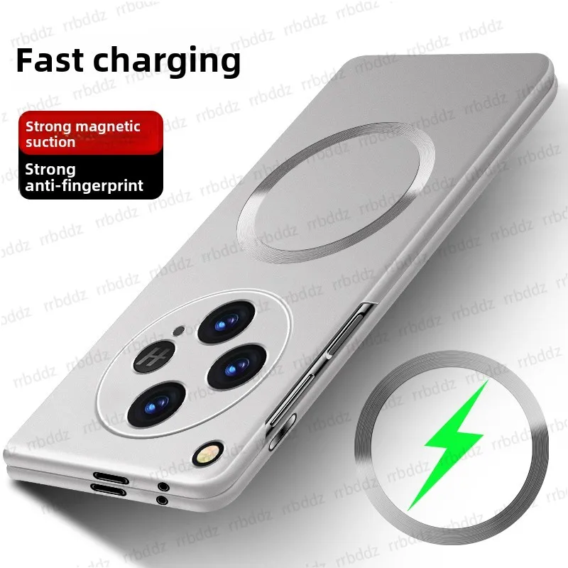 Slim Bezels For Magsafe Magnetic Phone Case for OPPO Find N3 N2 OnePlus Open thin Hard Camera Protect Cover