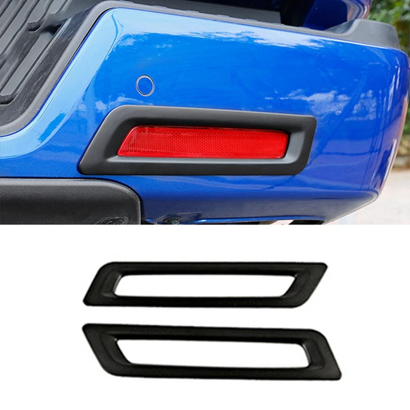 Top!-Car Rear Fog Light Cover Reflector Frame Decoration Accessories for Great Wall Cannon GWM Poer Ute 2019 - 2022