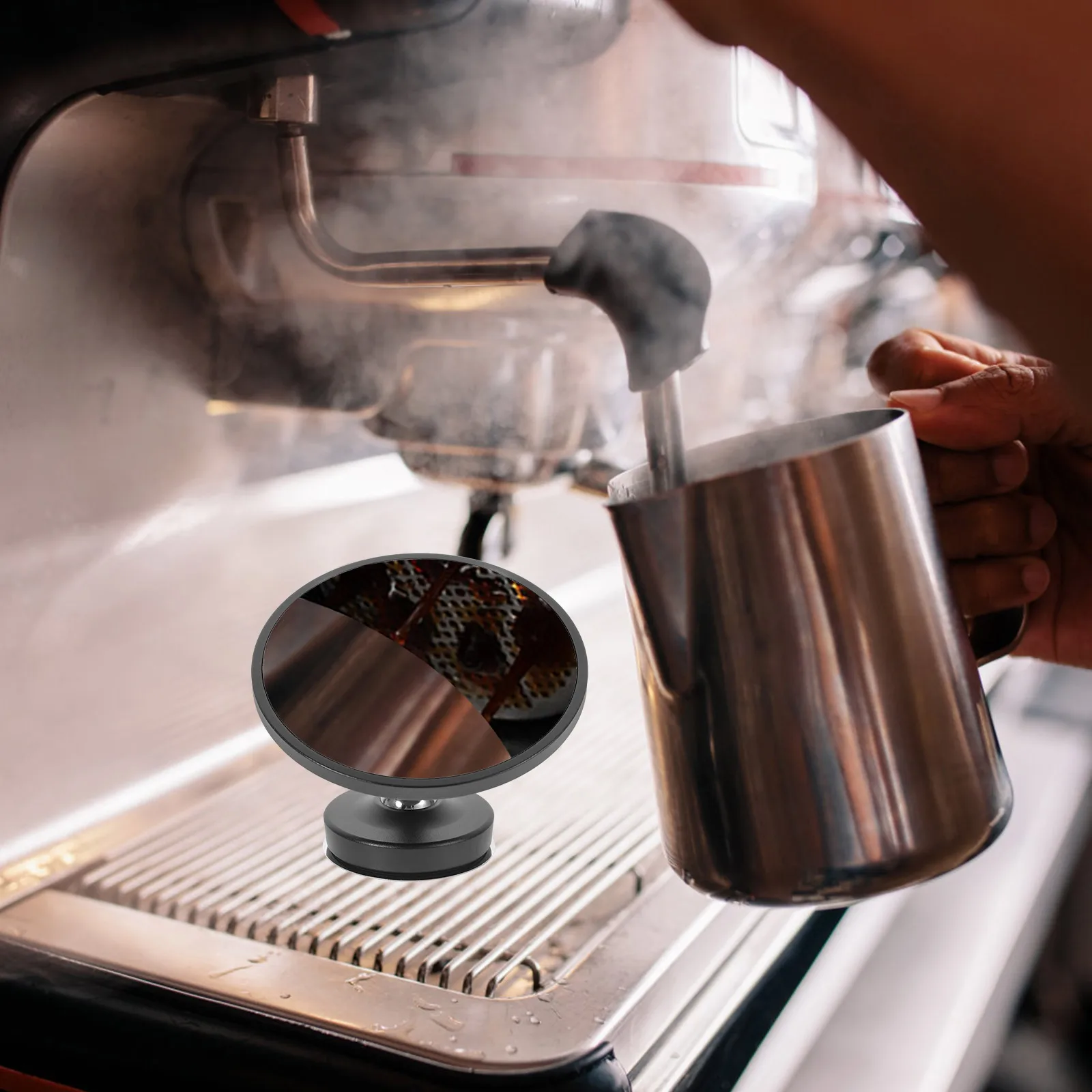 

Espresso Shot Mirror Adjustable 360° Rotation Coffee Machine Observation Mirror For Flow Rate Extraction Coffee Maker