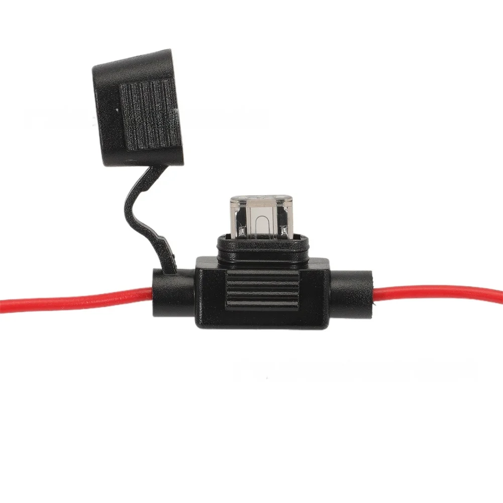 12V FM Radio Antenna Booster Inline Intensifier for Vehicles Works Between Antenna and Head Unit to Strengthen Signal Reception