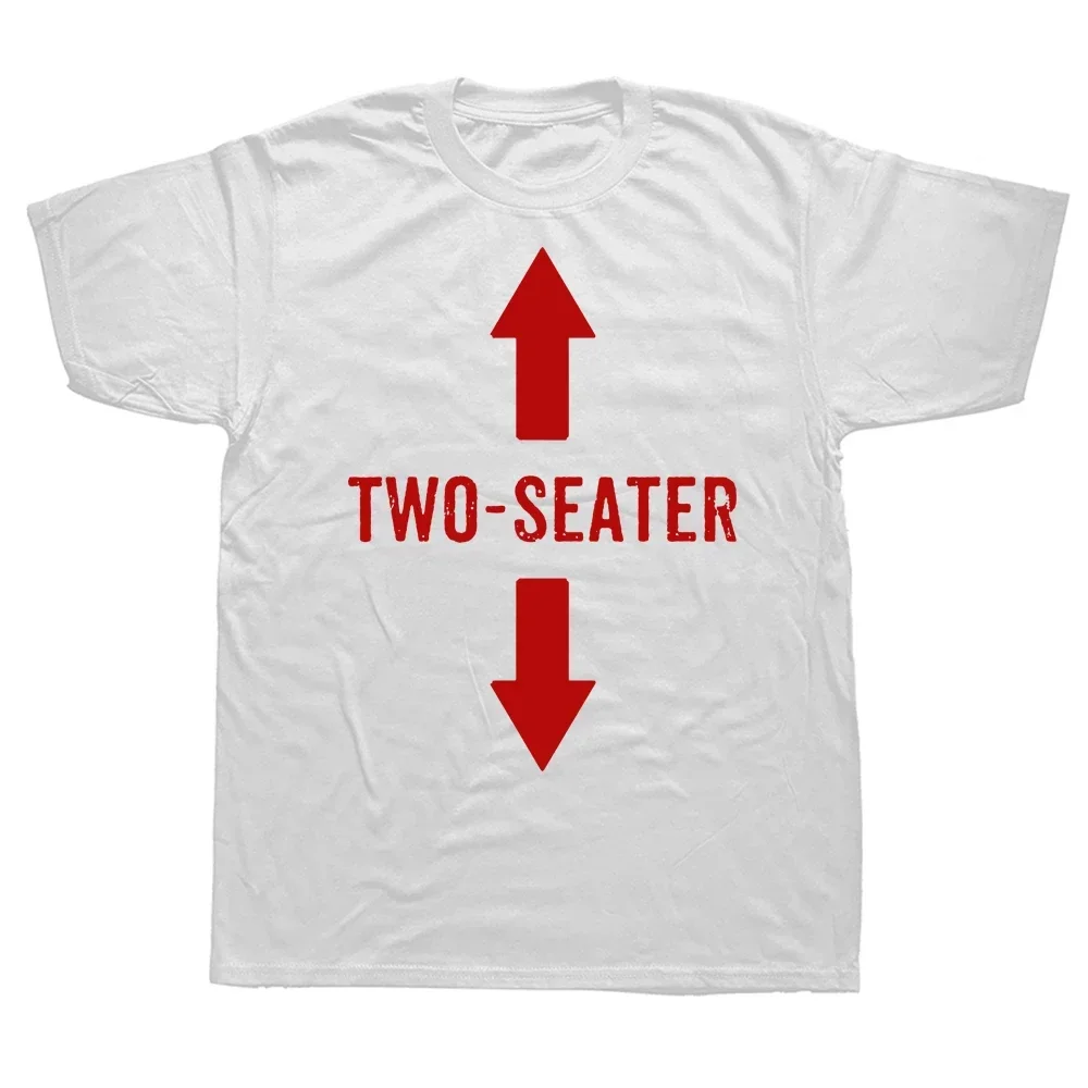 Damen-T-Shirt mit Grafik „Two Seater“, Erwachsenen-Humor, Papa-Witz, Sommer, kurzärmelig, Rundhalsausschnitt, Streetwear, lässiges Geschenk-Top, Streetwear-T-Shirts – Detail 5