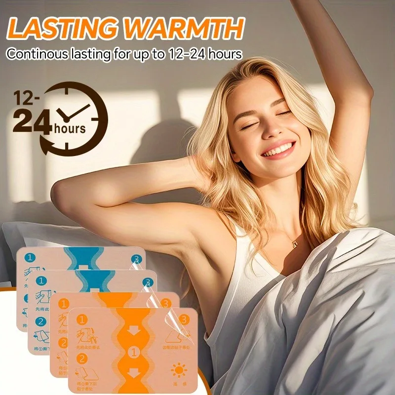 56 Pcs Hot Cold Heating Pads Long-Lasting Knee Support for Sports Office Workers Household Multi-Body Use Durable