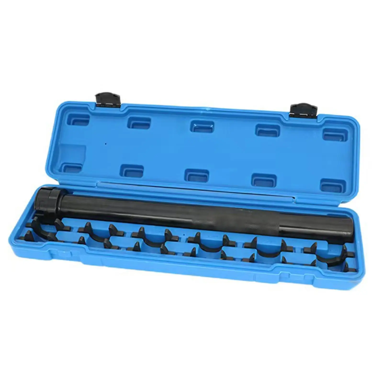 13 Pieces Inner Tie Rod Tool Kit 12 Crowfoot Adapters Carrying Case Spare Parts Practical 1/2 in Drive Tube Truck Repair Car