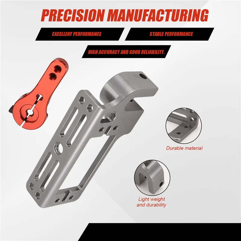 Gut gemacht-Servo Parabolische Schalter Gerät Luft Fahrzeug Wurf Gerät + 25T Servo Arm Für Fernbedienung Auto RC 25T Servo Arm