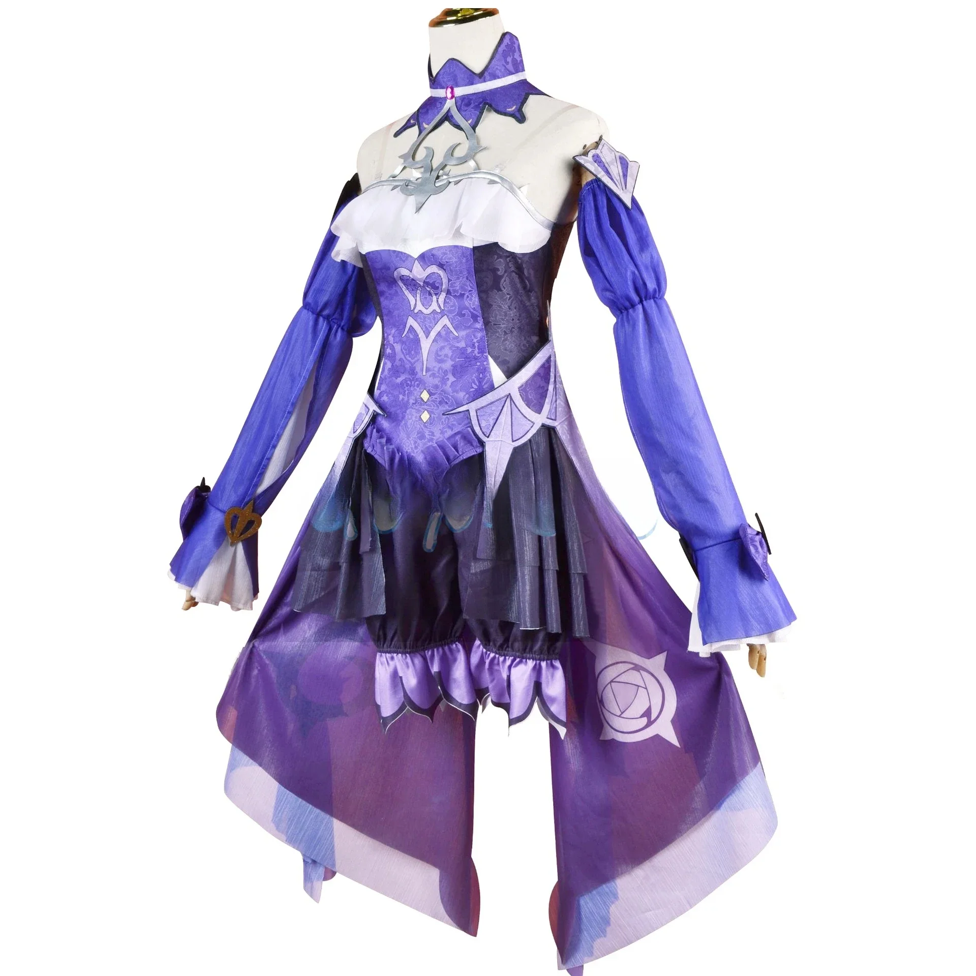 Fischl Cosplay Costume Genshin Impact Daily Clothes Carnival Uniform Wig Anime Halloween Party Costumes Masquerade Women Game