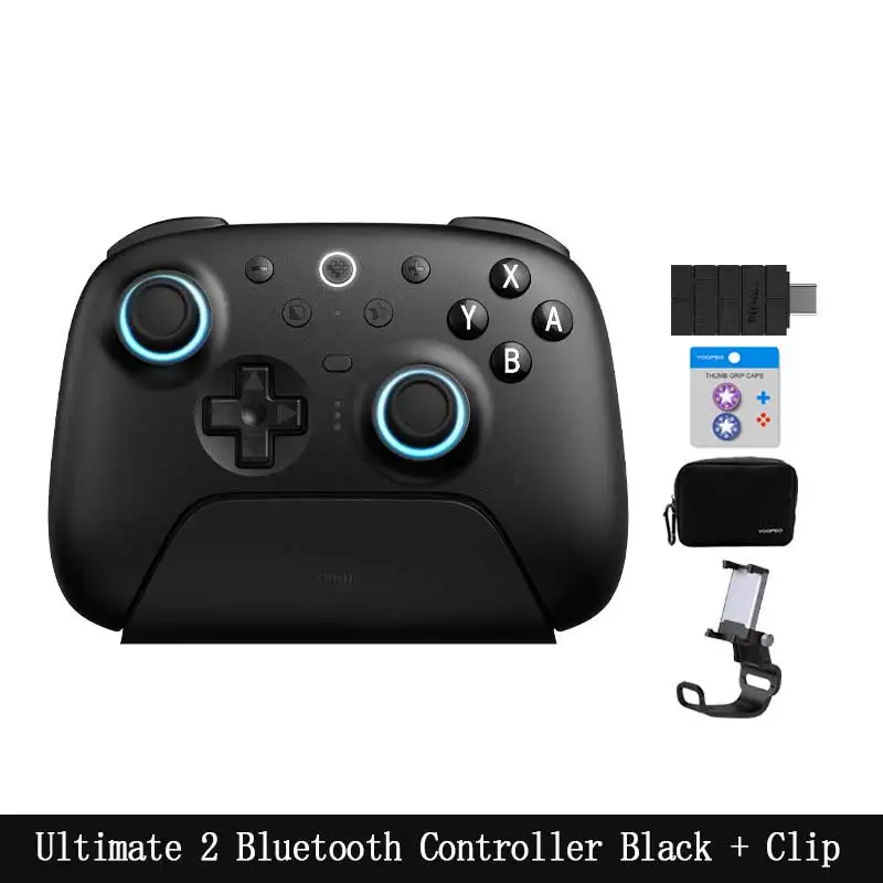 8BitDo Ultimate 2 Bluetooth-gamingcontroller met TMR-joysticks en Hall-effecttriggers voor Nintendo Switch, PC, Windows 10 11
