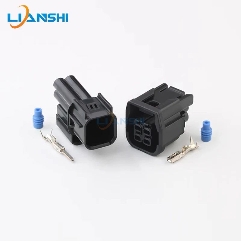 6181-6783 6189-7409 for automotive LED headlights day running light fog lamp plug 4p harness connector with terminals