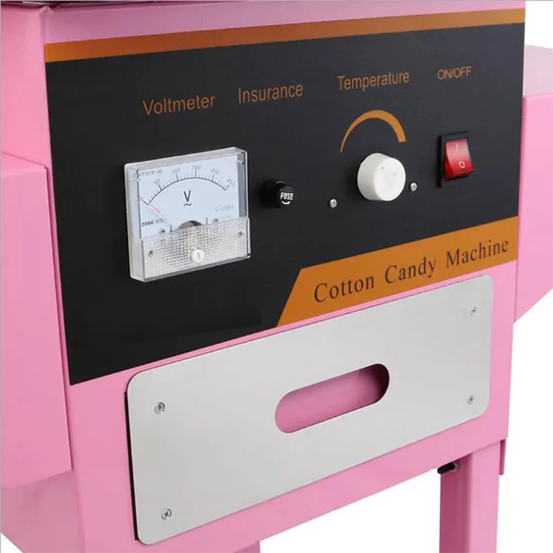 Commercial Sweet Cotton Candy Maker Commercial Cotton Candy MakerElectric Cotton Candy Floss Machine With Cover 52cm Diameter