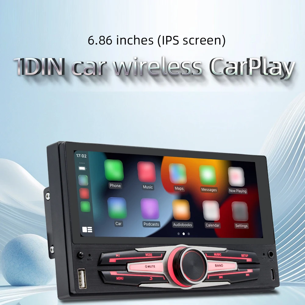 

6,86-дюймовый автомобильный стерео MP5-плеер, RDS-радио, поддержка громкой связи, U-диск/в телефон, соединение, зеркало, телефонная ссылка