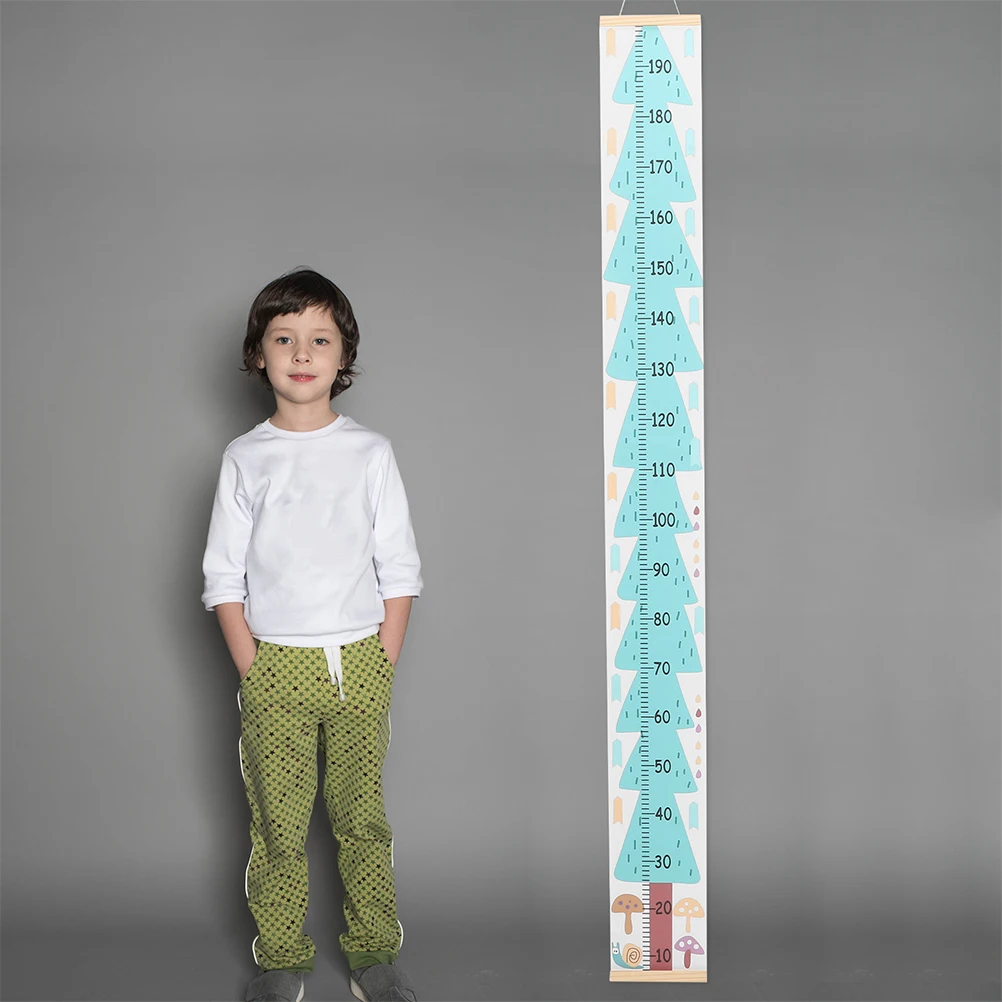 

2Pcs Growth Chart Wall Mounted Height Ruler for Measurement Tracking Development with Modern Design for Nursery