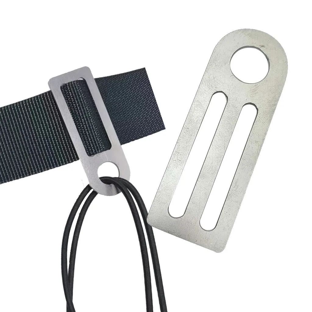 ดําน้ํา LOOP Bungee Triglide น้ําหนักเข็มขัด Keeper Sidemount BCD Glider Fixing BUCKLE Stopper น้ําหนักเข็มขัดสไลด์ Keeper