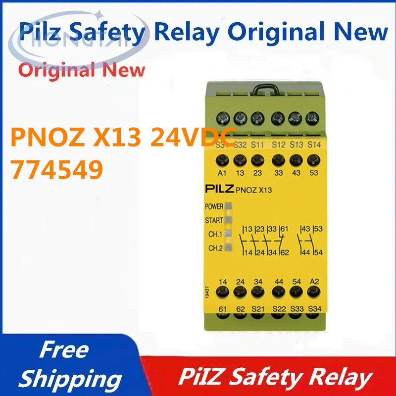 

Free Shipping PILZ PNOZ PNOZ X13 774549 24VDC PILZ Safety Relay Module Original New