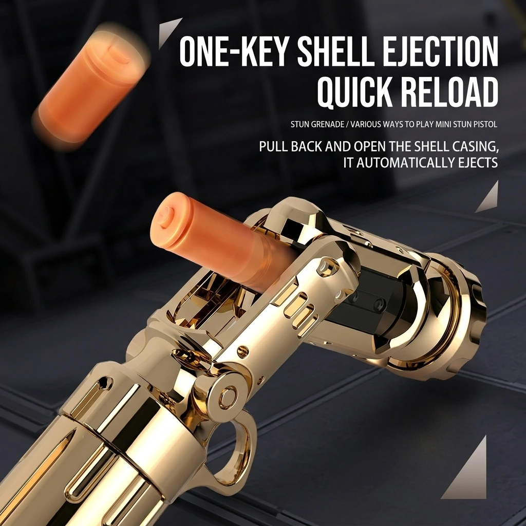 Rotating Tactical Toy Pistol M - Cosplay Prop Pistol 评论和价格