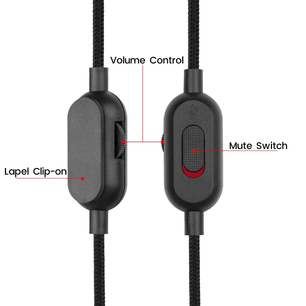 OFC Replacement Braided Cable With External Microphone for Sony MDR-10RBT MDR-10RNC MDR-10R MDR-1R MDR-1RMK2 MDR-1AM2 Headphones