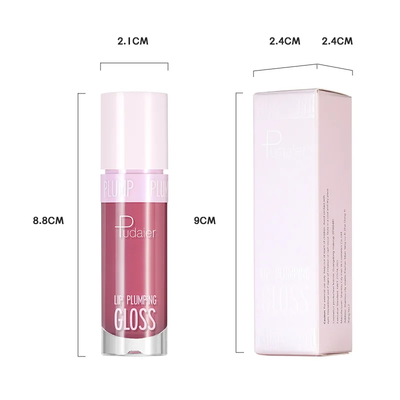 

Lip glaze ginger gloss moisturizing gloss stickdoes not fade or stick cup European and American brown lip gloss base