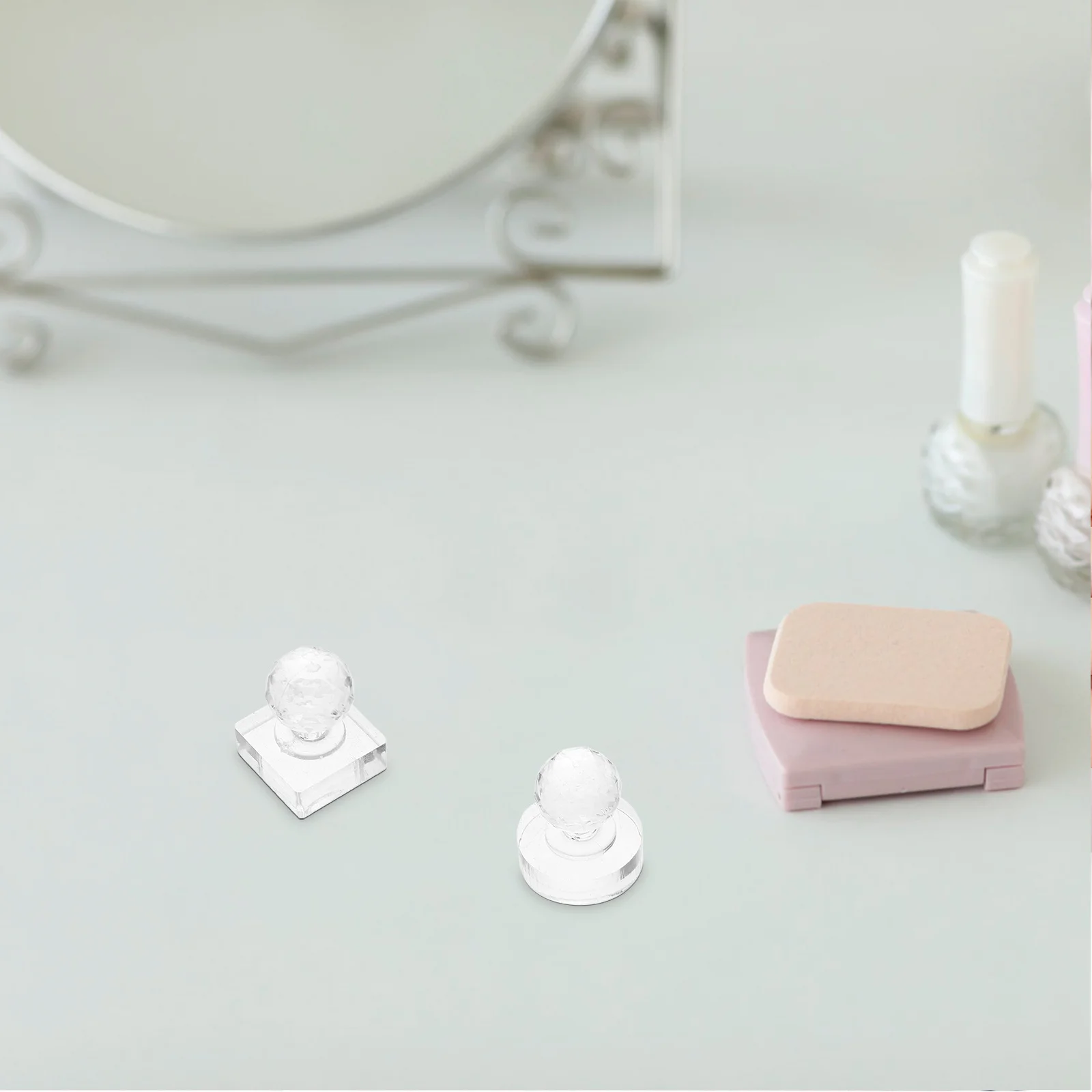 3 pz Trucco Pressatura Stampo Rotondo Rettangolo Quadrato Per Ombretto Blush Sopracciglio Evidenziatore Strumento di Riparazione Portatile Polvere Stamper Kit