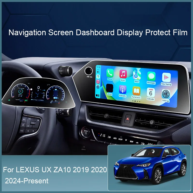 

Для LEXUS UX ZA10 2019 2024-2026 автомобильный GPS-навигатор, экран, защитная закаленная пленка, дисплей приборной панели, наклейка из ТПУ, автоаксессуары