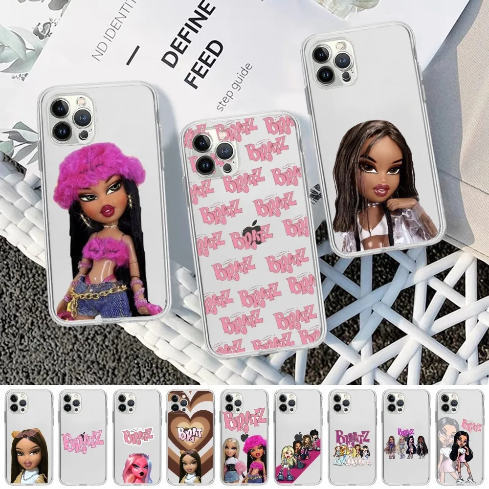 Bratzs Doll Phone Case For iPhone 15 14 13 12 11 Pro Max XS X XR SE 2020 6 7 8 Plus Mini Protective Cover