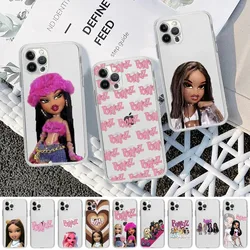 Bratzs-Coque de téléphone beurre pour iPhone, coque de protection pour iPhone 15 14 13 12 11 Pro Max XS X Poly SE 2020 6 7 8 Plus Mini