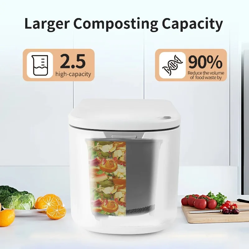 Fully Automatic Kitchen Organic Food Waste Ingredient Recycling Composter Batch Feed Type Food Waste Fertilizer Converter