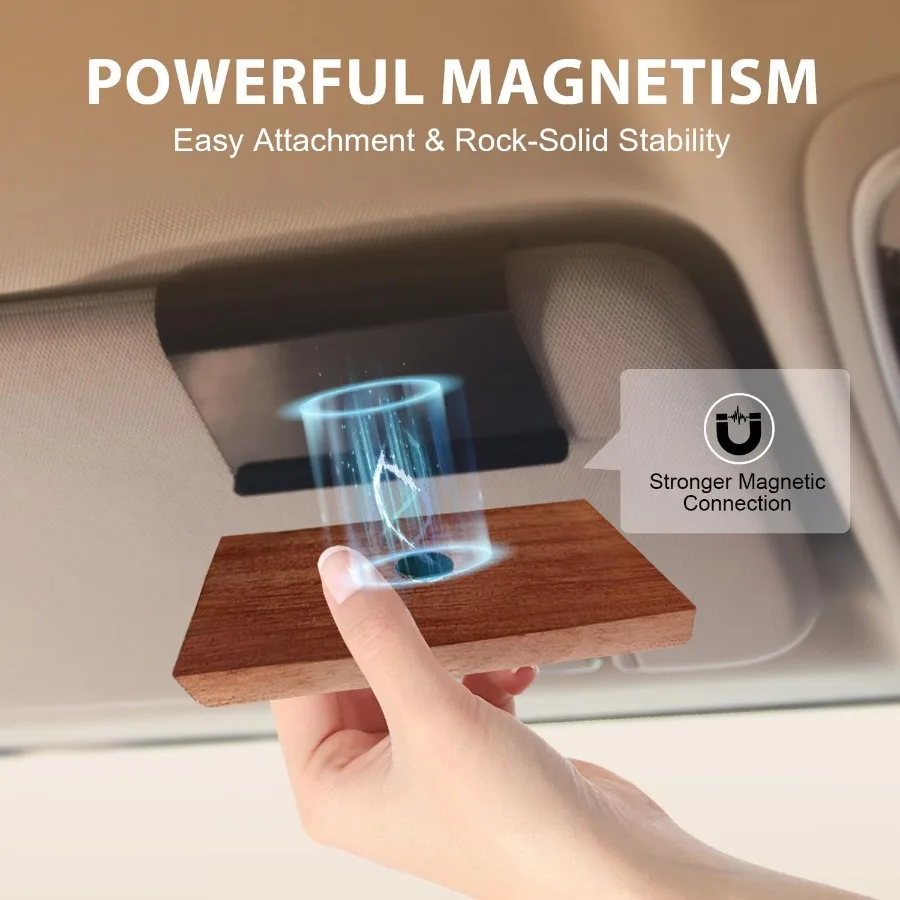 معطر هواء للسيارة يدوم طويلاً للرجال والنساء لمدة 90+ يومًا مع عطر من خشب الصندل الحار يتضمن عبوات 2 × 8 مل