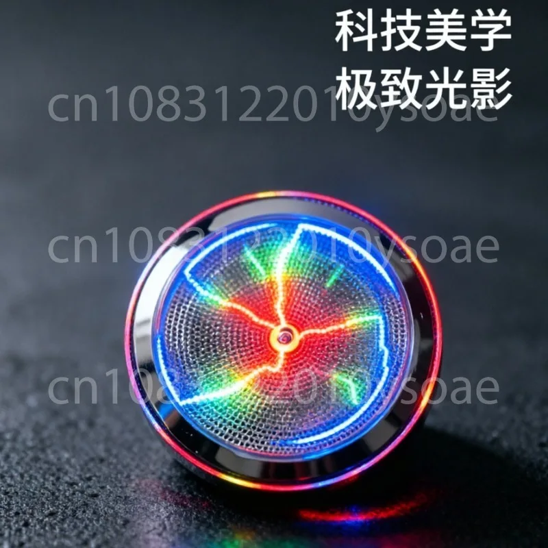 Battery Plasma Disk 2.5 Inch - Voice Control Lightning Ion Lamp Portable Night Run Light with Cool Visual Effects