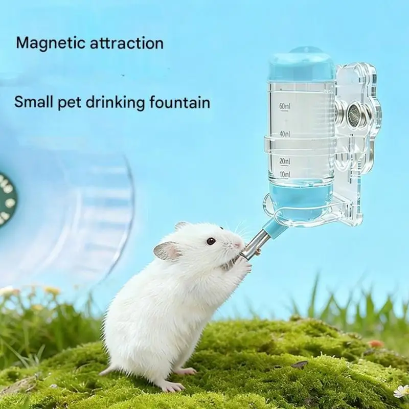 QX2E Water Bottle Brackets Support Stand For Small Animal Cage Hanging Decors