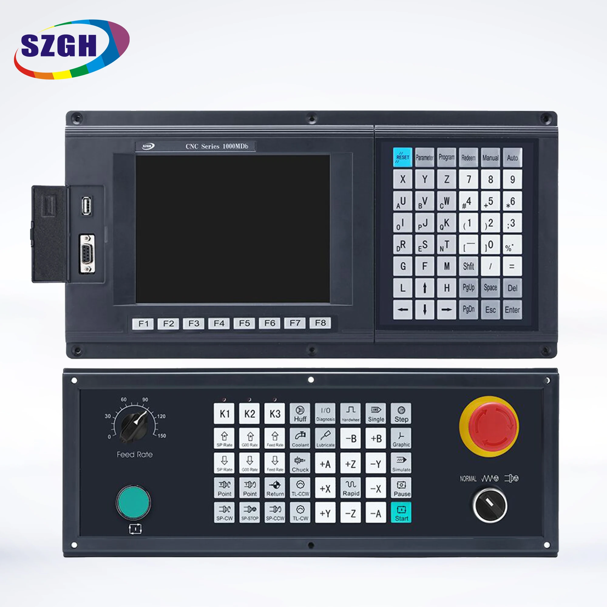 Advanced Control Board With Crystal Panel Z Y Z A Axis CNC Controller Okuma Machine CNC Milling Controller Full Kit