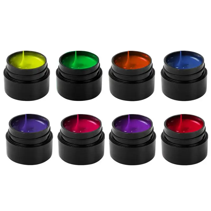 

Светящийся гель для ногтей, 8 цветов