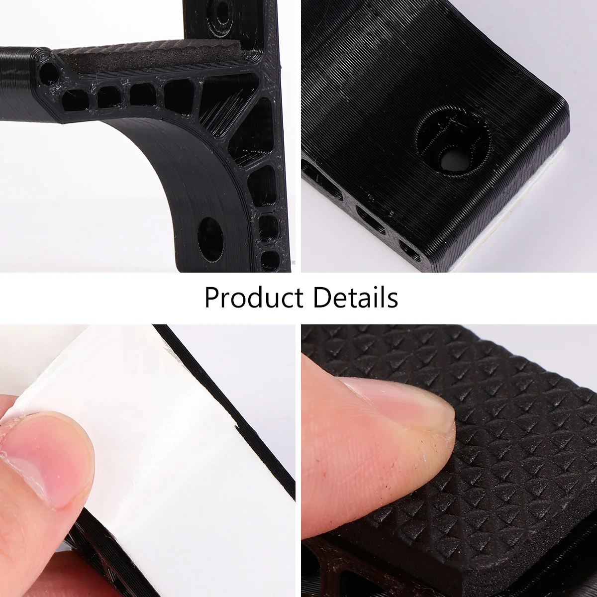 

1Pair Bow Stand Universal Durable ABS Material Strong Adhesive Screw Fix Recurve Bow Holder Protective Sponge Surface