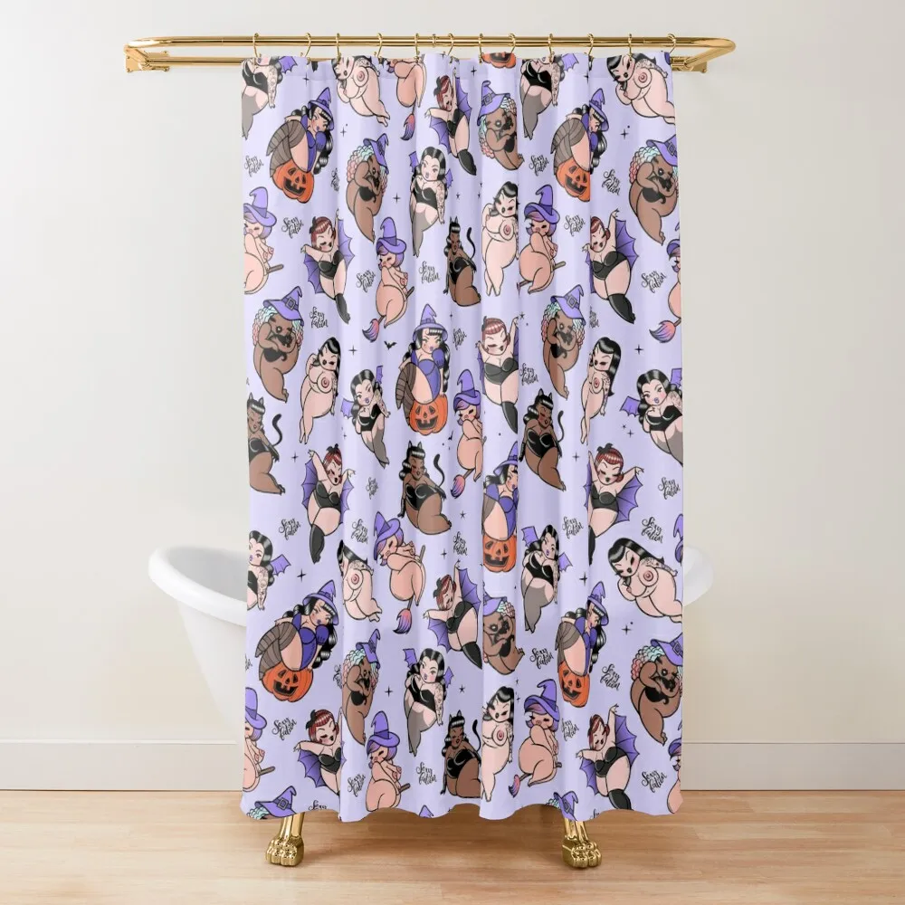 

Sexyfation Halloween pattern Shower Curtain For The Bathroom Modern Showers For Bathroom Modern Accessory Bathrooms Curtain