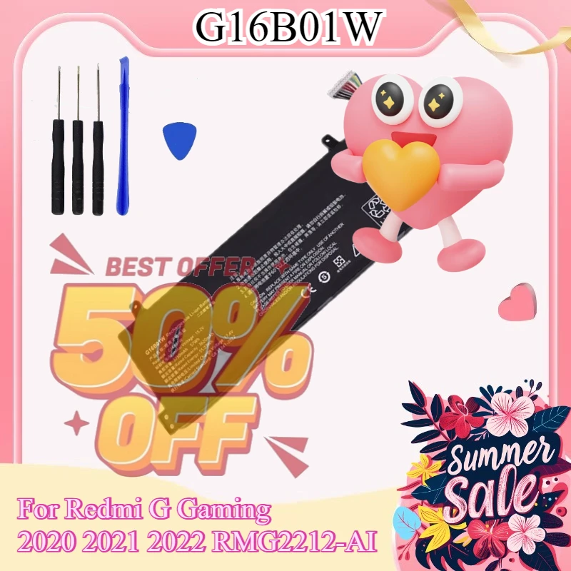 57Wh G16B01W Battery For Redmi G Gaming 2020 2021 2022 RMG2212-AI