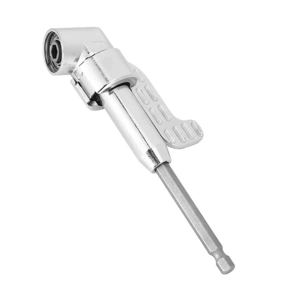 Adaptador de broca de ângulo reto de 105 graus, soquete magnético, haste hexagonal de 1/4 polegadas, acessório de broca, unidade de troca rápida