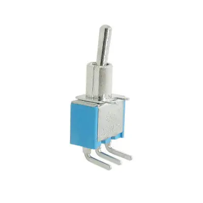 AC 250V 2A on-on 2 Way 1P2T SPDT Solder 3 Terminals PCB Mount Toggle Switch 5pcs