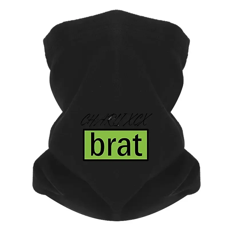 brat in green box and above Men Outdoor Scarf Mask Neck Gaiter Hat Women cap Headgear Windproof Keep Warm Winter Multifunctional