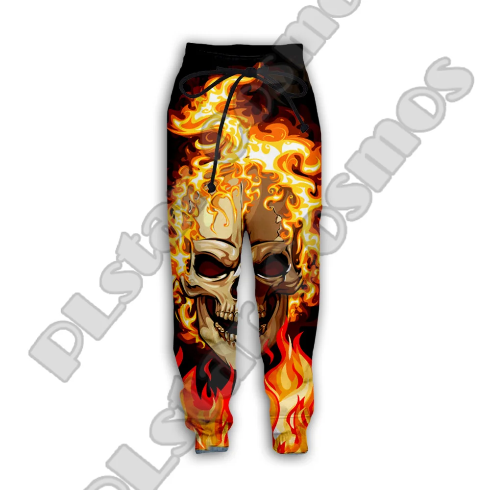 

NewFashion Ghost Gothic Skull Reaper Vintage Devil Streetwear 3DPrint Harajuku Casual Funny Jogger Sweatpants Trousers Pants X1