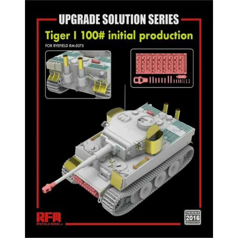 

RYEFIELD MODEL RFM RM-2016 1/35 Upgrade Set for Tiger I Initial Production - Scale Model Kit