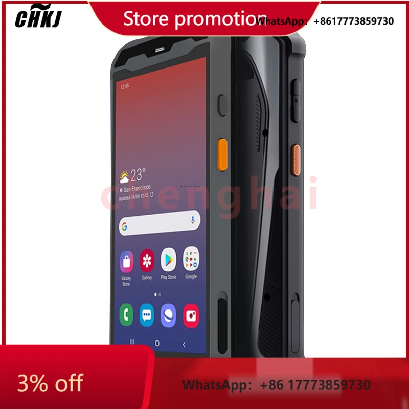 

CHKJ-2025NEWAnimal Ear Tag Reading Rugged Outdoor Handheld 125kHz 134.2kHz RFID Data Collector Terminal for Animal Husbandry Man