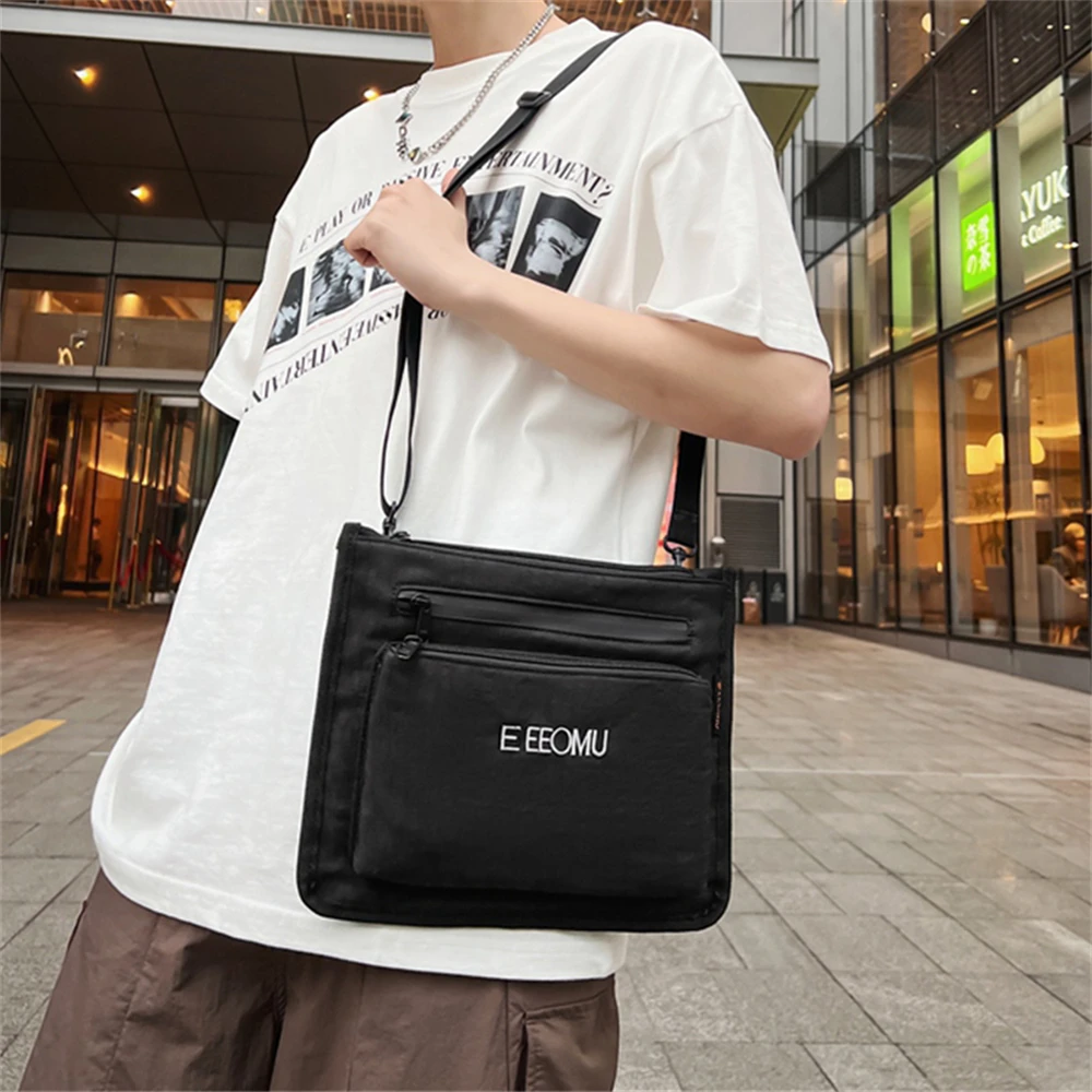 Large-Capacity High Quality Nylon Shoulder Bag Women Fashion Solid Color Messenger Bags 2023 Summer Student Bag Bolsos De Mujer