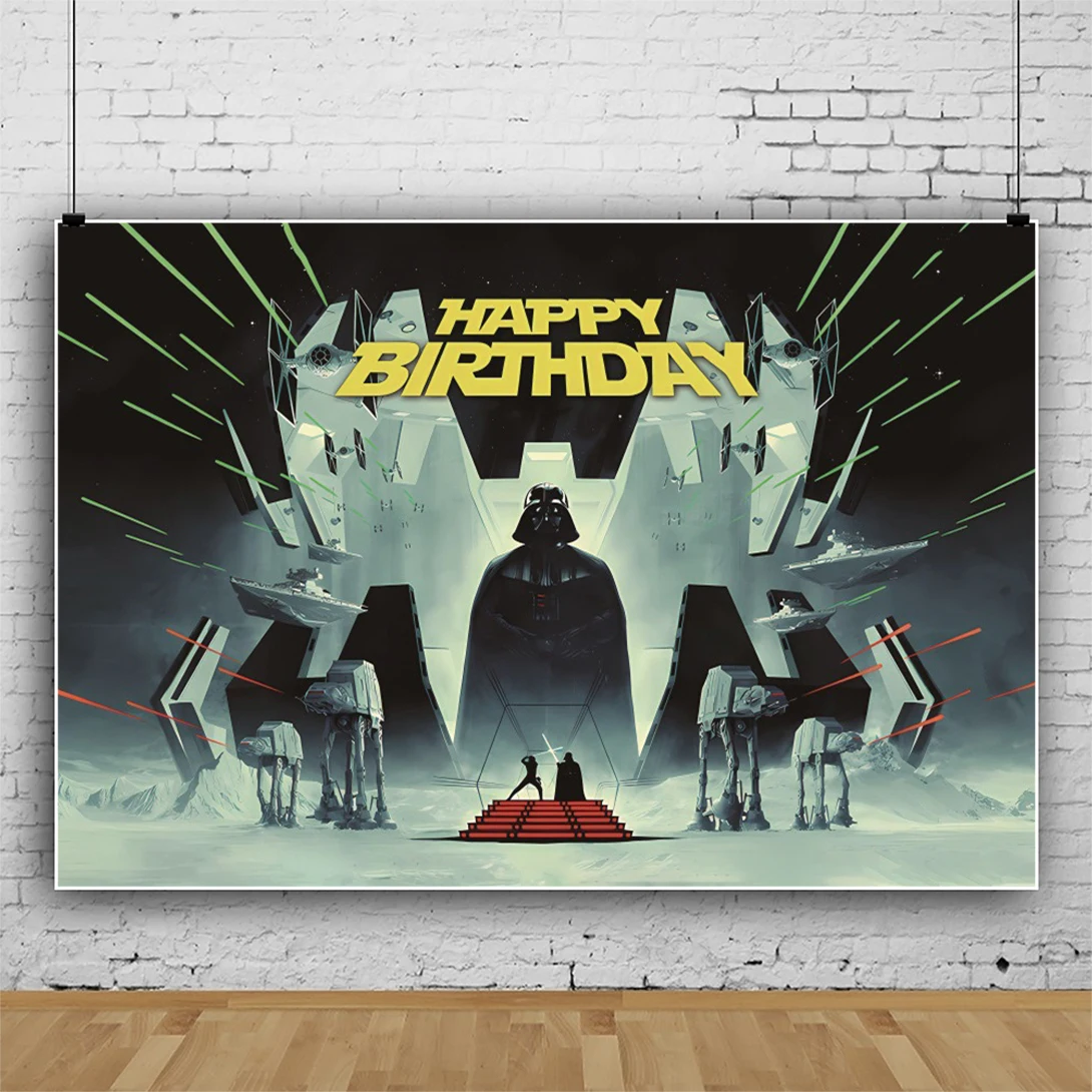 Bandai-Arrière-Plan Star War pour ixd'Anniversaire de Garçon, Fournitures de Photographie, Scène, Baby Shower, Accessoires pour Enfants, Bannière