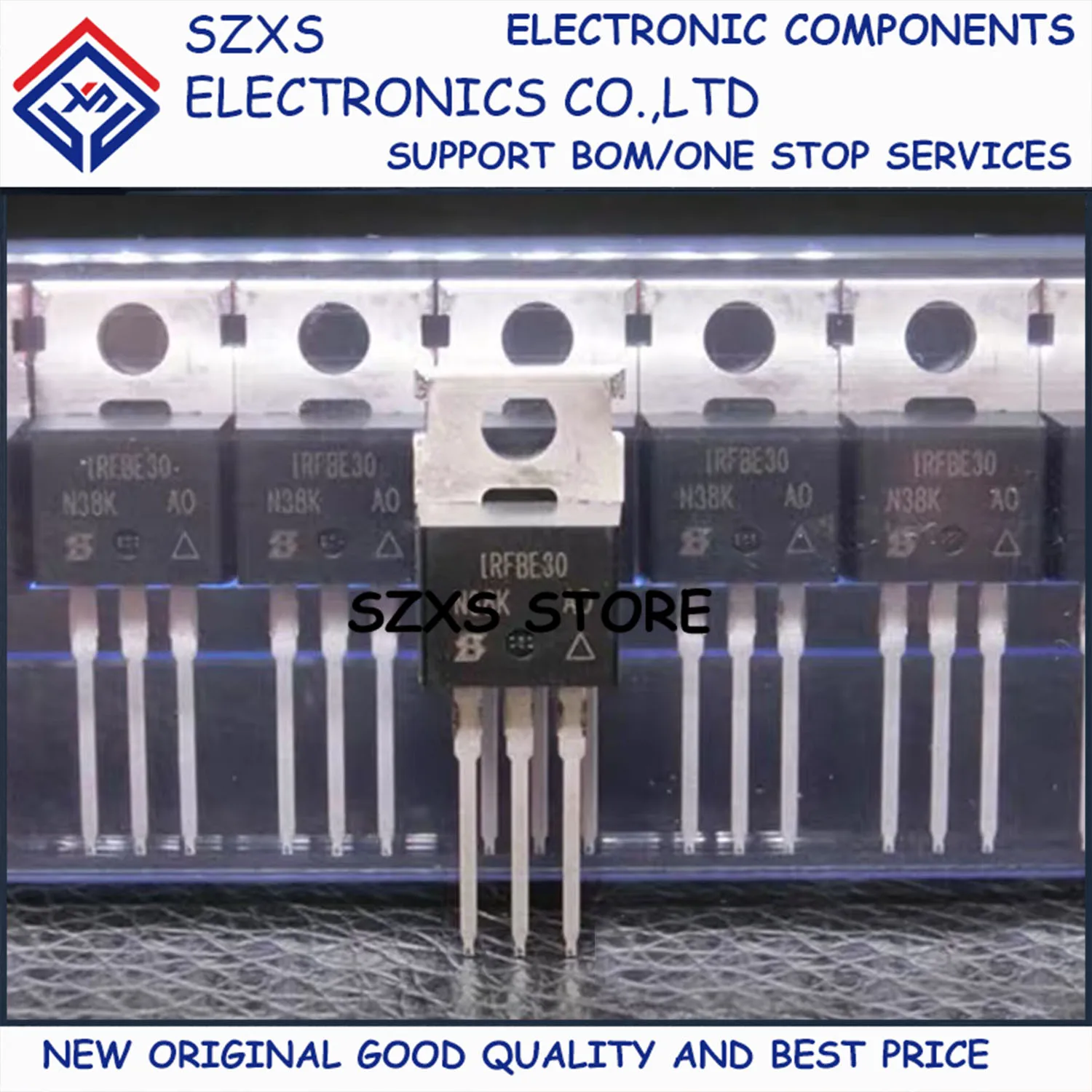 

New Original 10Pcs IRFBE30 IRFBE30PBF TO-220 4.1A 800V MOSFET Field-Effect Transistor In Stock Good Quality