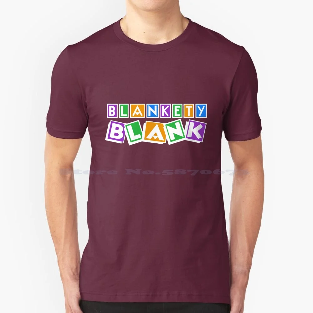 Retro Blankety Blank T Shirt 100% Cotton Tee Gameshow Itv Lily Savage Terry Wogan Les Dawson Match Game Blankety Blanks