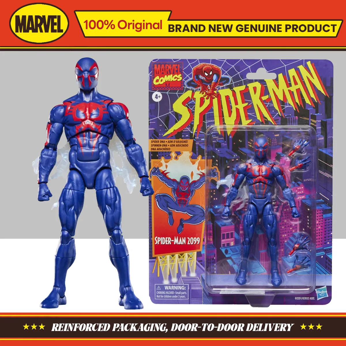 hasbro-marvel-legends-series-retro-spider-man-2099-comics-15cm-action-figure-collection-original-model-toy-gifts