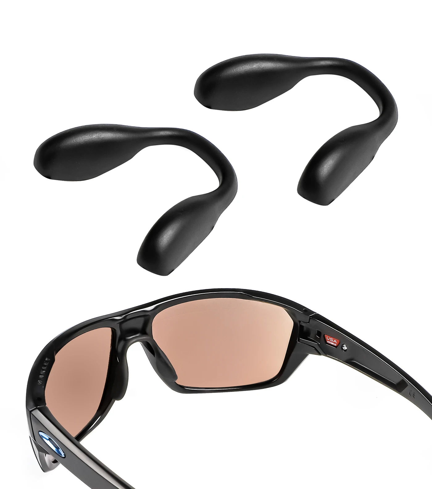 Anti-Slip Replacement Nose Pad Nose Pieces for Oakley Crossrange Shield/Split Shot OO9416/Split Time OO4129/Targetline OO9397