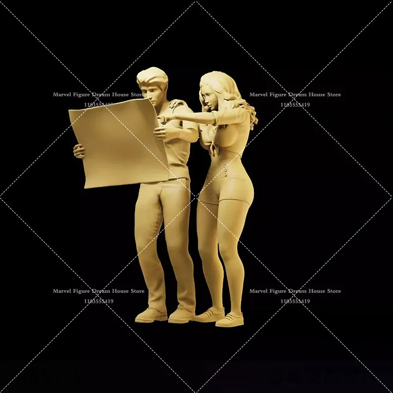 دمية منظر مصغر غير مرسومة من الأمم المتحدة ، نموذج أبيض ، صبي وفتاة ، شخصية عمل حياة الزوجين اليومية ، طاولة رمال ، عرض الدعائم ، من من من من من من من من من ومن ومن ومن ومن ومن ومن ومن ومن ومن ومن ومن ثم