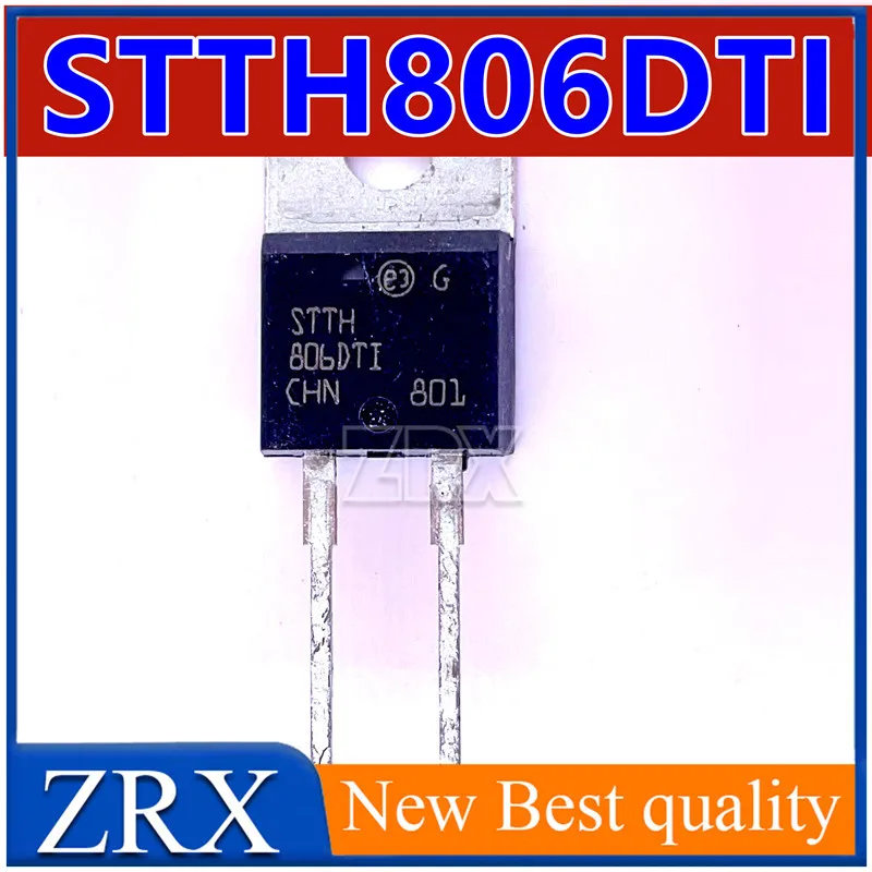 5Pcs/Lot New Original Imported Authentic STTH806DTI TO-220-2 Quality Assurance In Stock