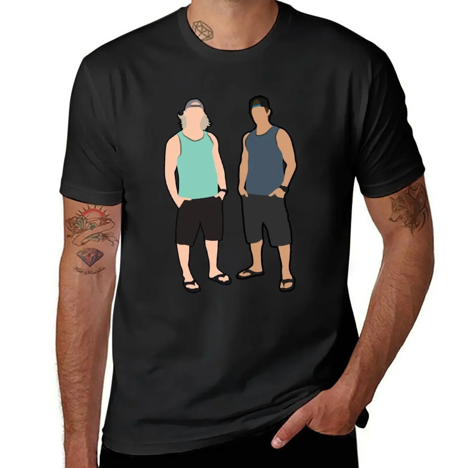 Reilly & Jonesy Letterkenny Cartoon T-Shirt blanks vintage clothes oversized heavyweight t shirts for men